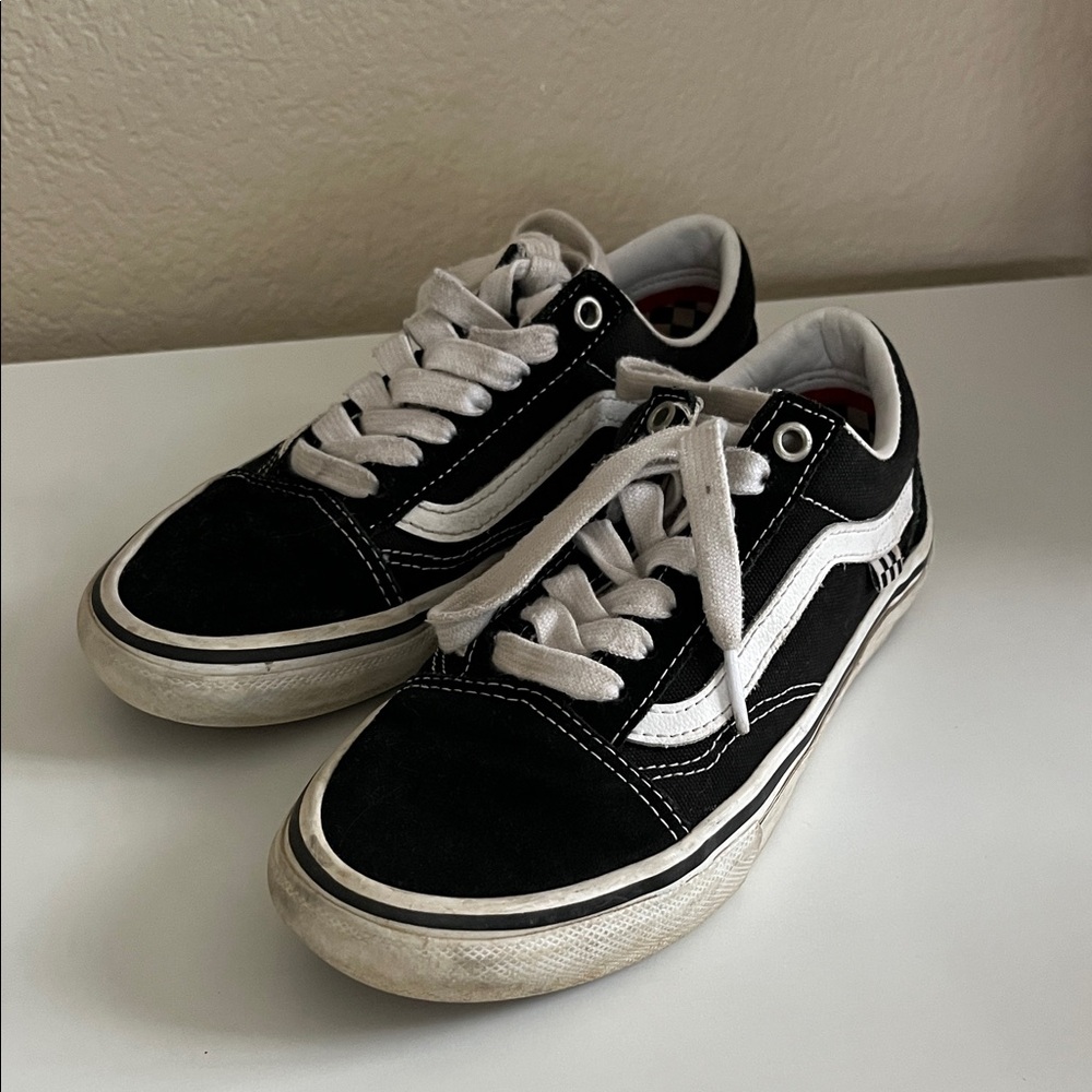 Vans Classic Black and White Sneakers